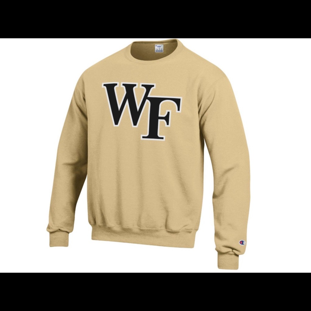 Yellow Wake Forest Crewneck